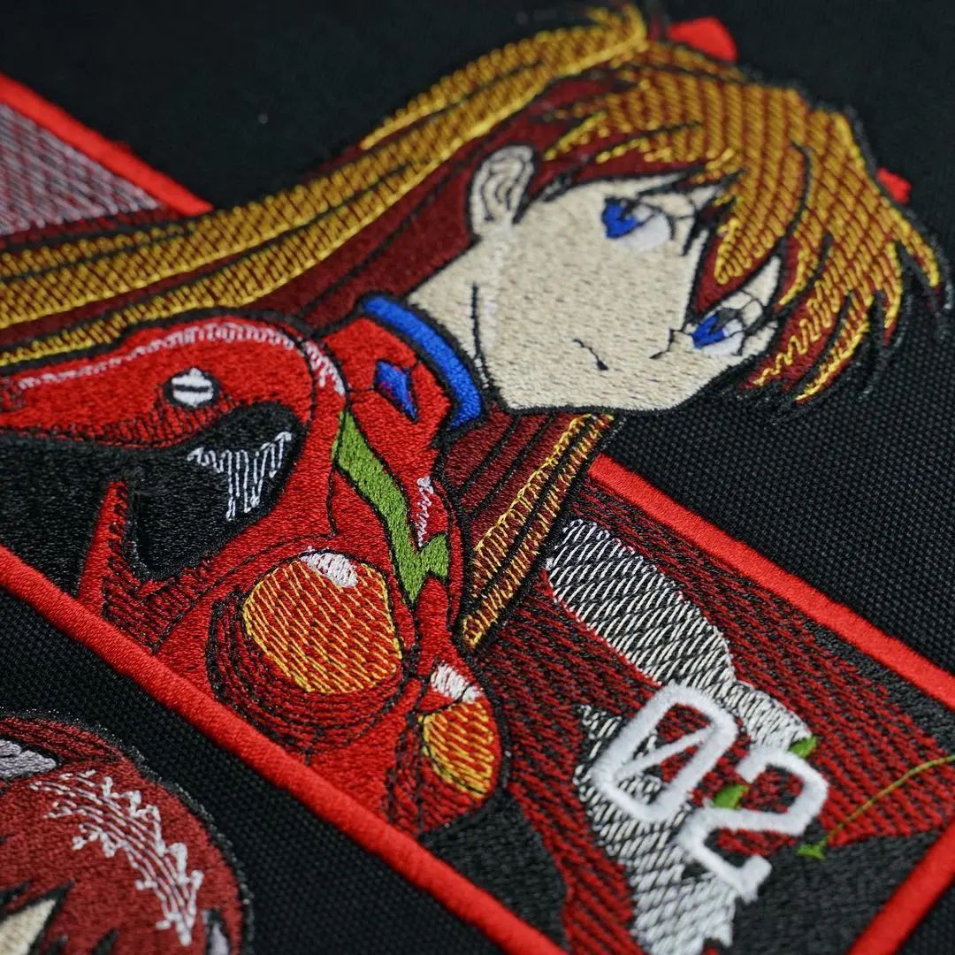 Asuka Langley Embroidery (Evangelion)