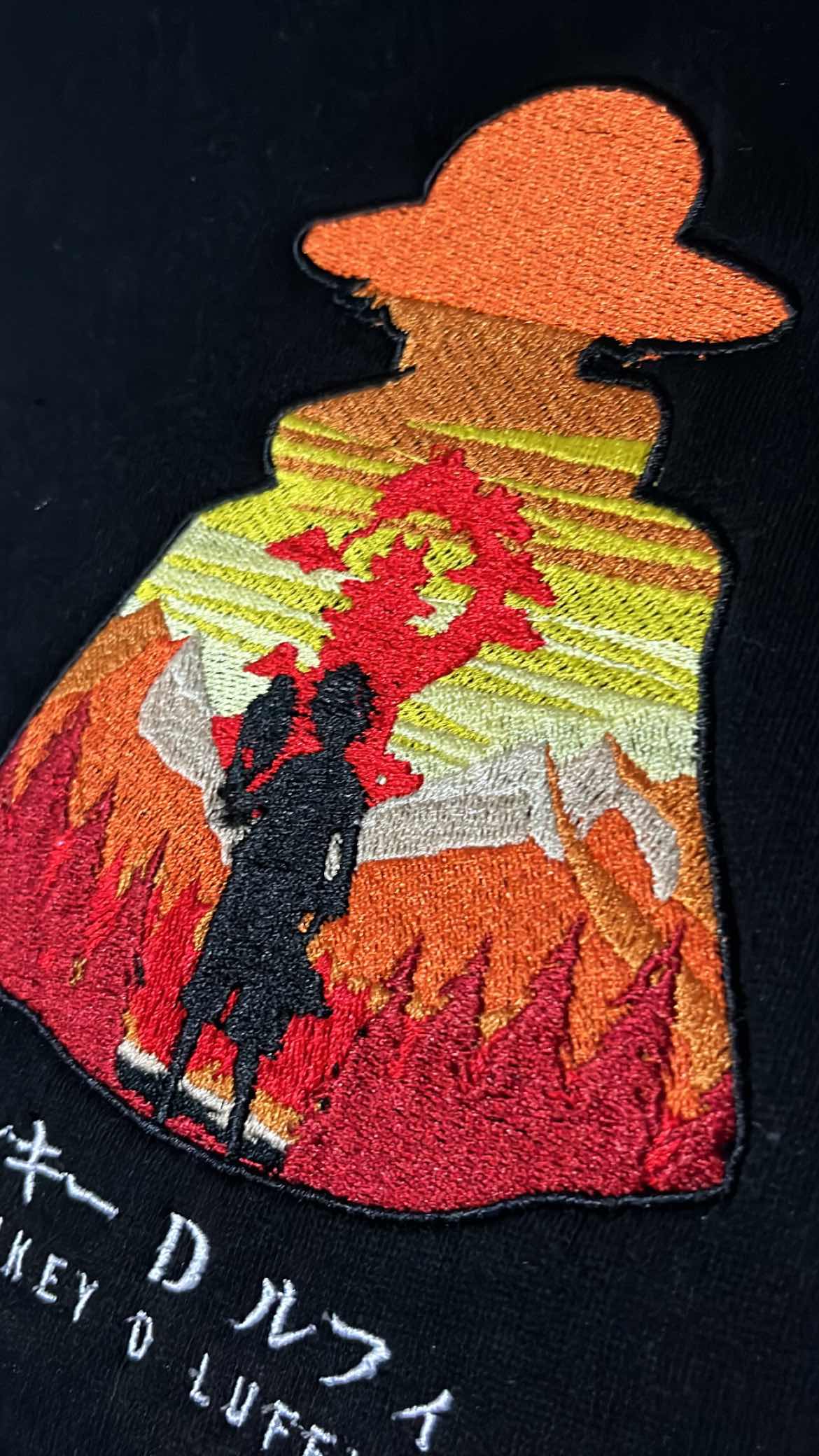 Panoramic Luffy Embroidery (One Piece)
