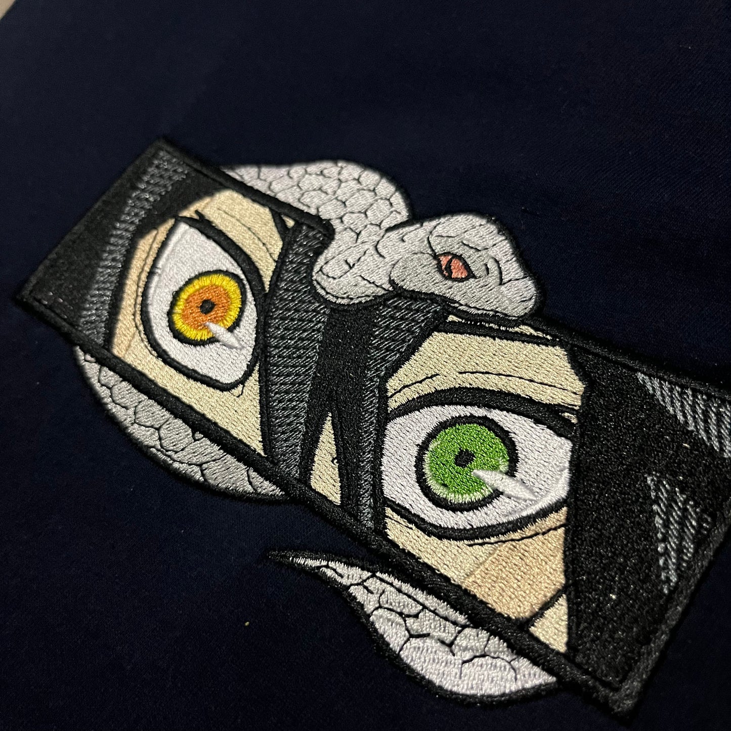Obanai Iguro Eyes Embroidery (Demon Slayer)