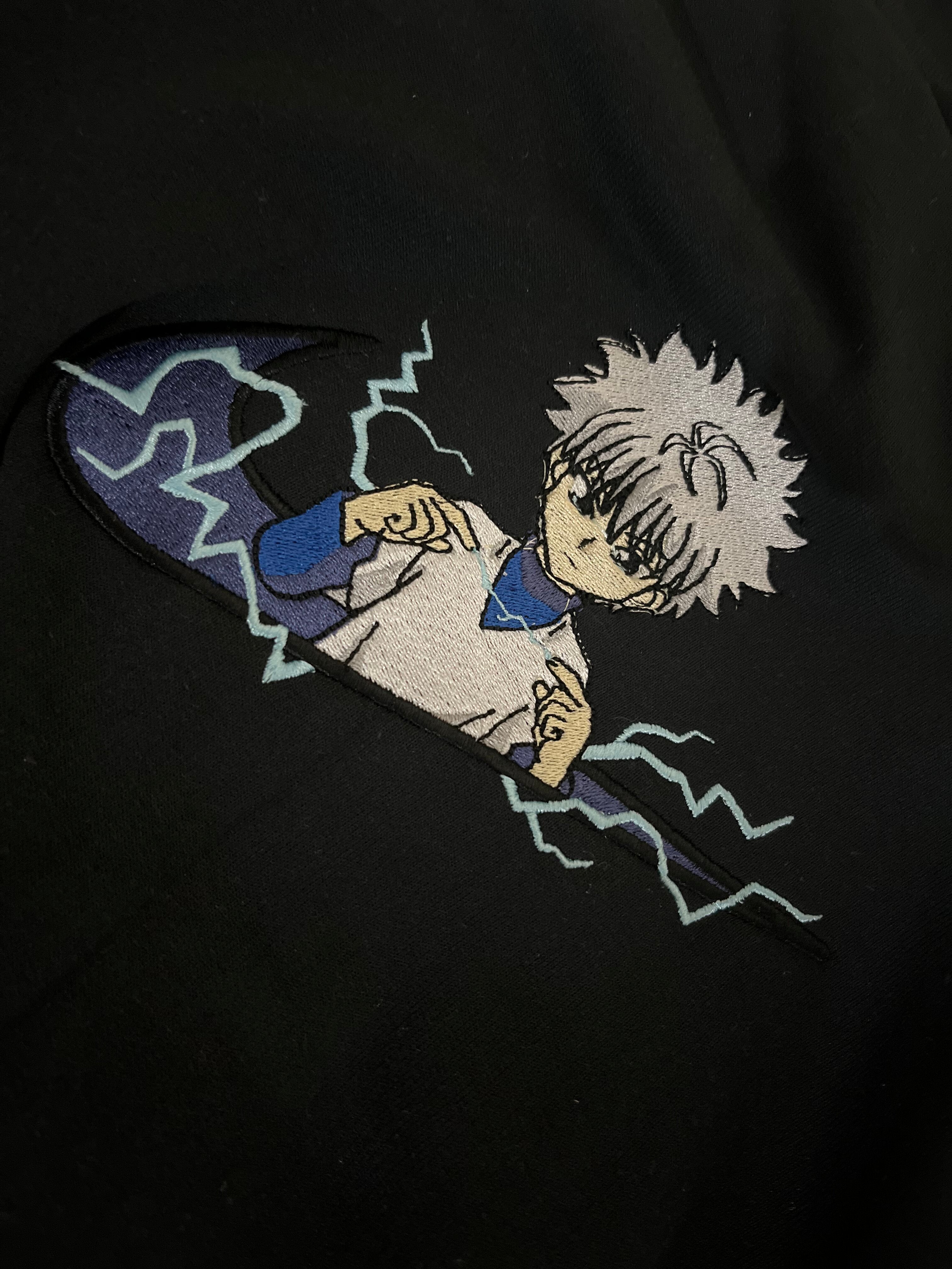 Killua embroidery hoodie hot sale