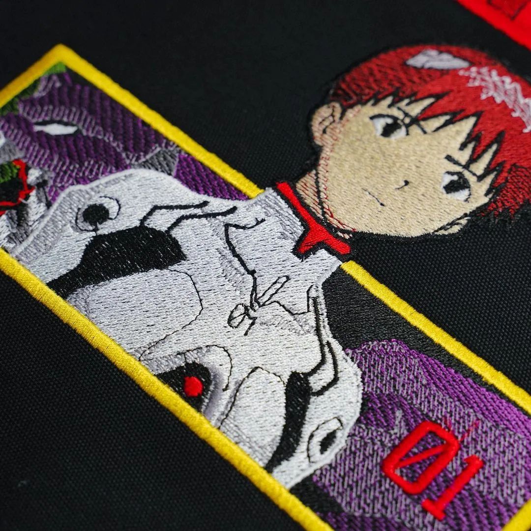Shinji Ikari Embroidery (Evangelion)