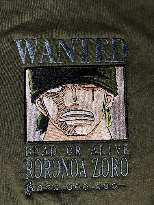 Roronoa Zoro Bounty Embroidery (One Piece)