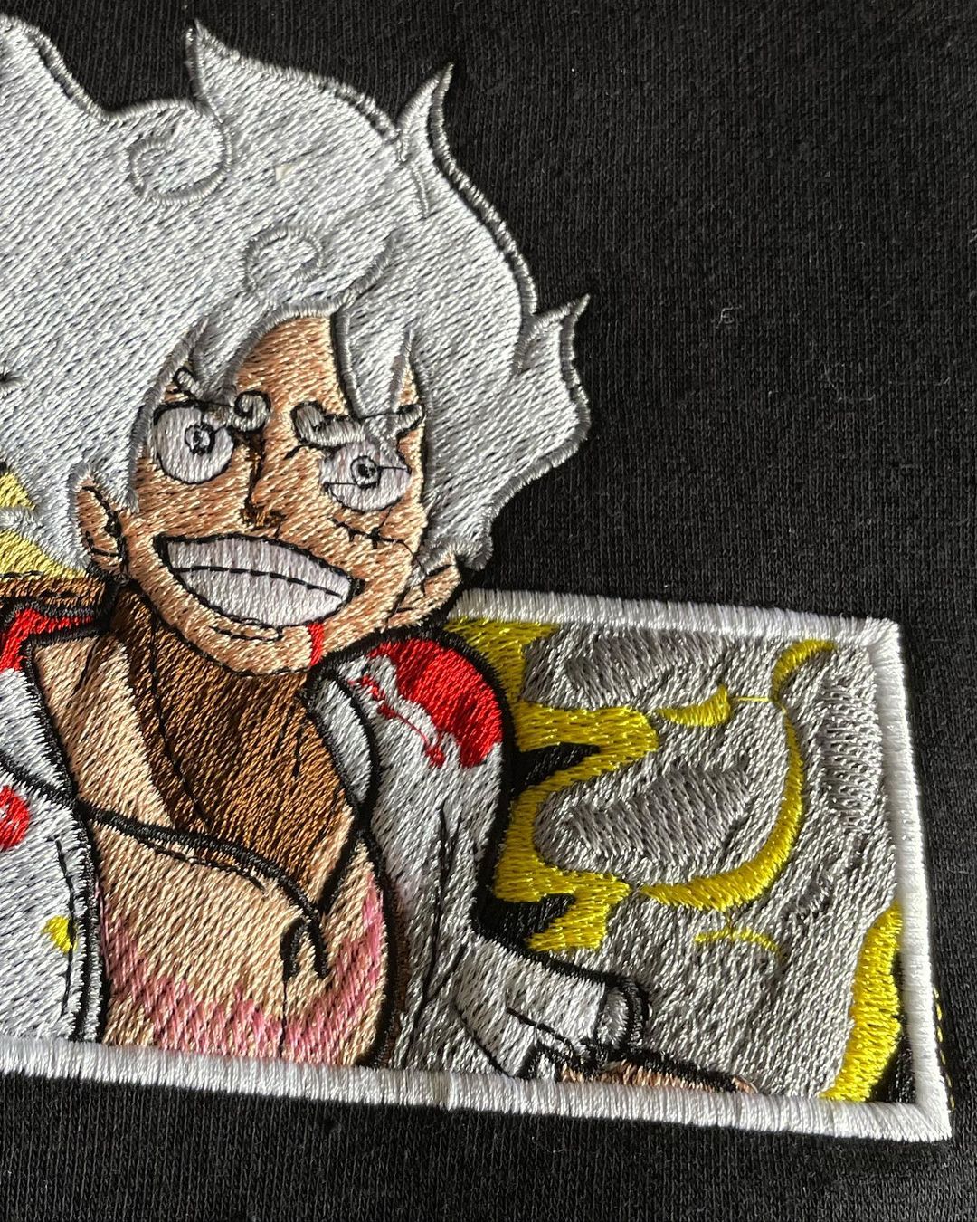 Luffy Gear 5 Embroidery (One Piece)