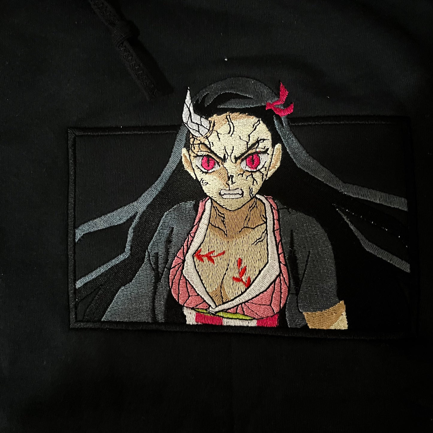 Demon Nezuko Embroidery (Demon Slayer)