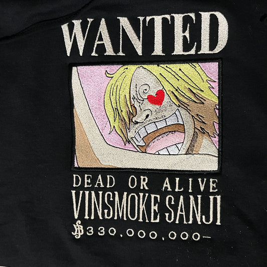 Sanji Vinsmoke Bounty Embroidery (One Piece)